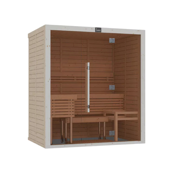 Heritage Lux Glass 3 People Sauna