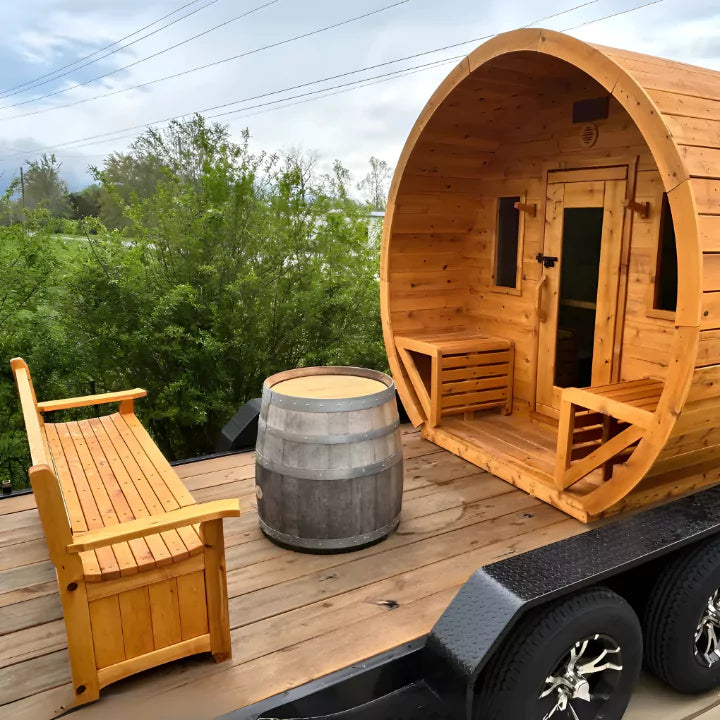 Load image into Gallery viewer, Heritage Mobile Sauna Trailer
