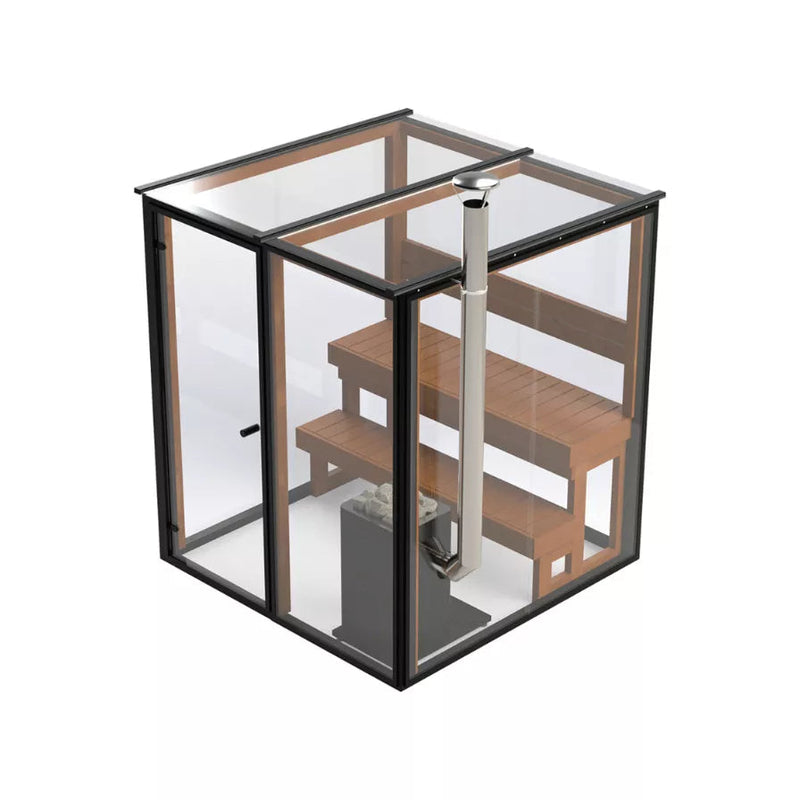 Load image into Gallery viewer, Panorama 3-4 Person Outdoor Sauna
