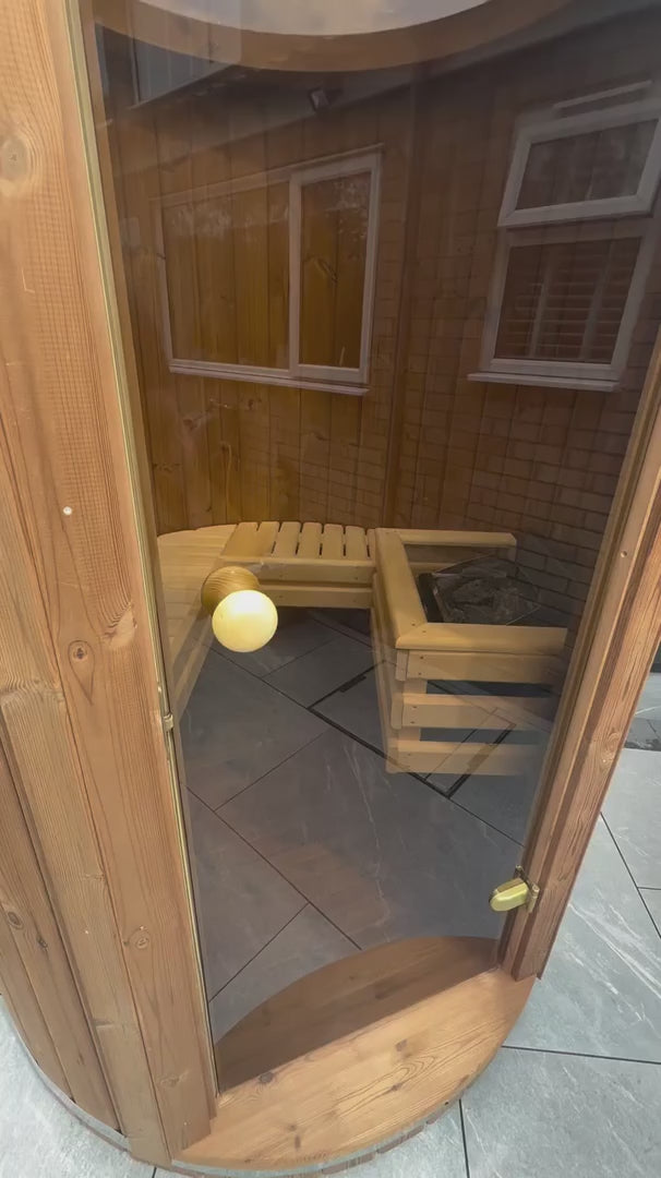 Load and play video in Gallery viewer, Cielo Sky View 2 Person Sauna
