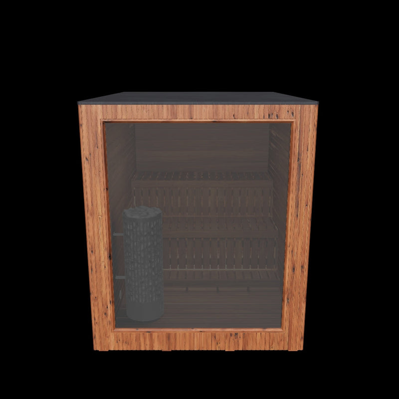 Load 3D model into Gallery viewer, Lux Dolomiti 6-8 Person | Heritage Sauna® Architectural Series
