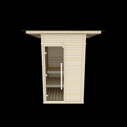 2 Person Outdoor Sauna 1000-A | Heritage Sauna®