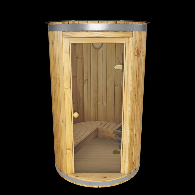 Load 3D model into Gallery viewer, Cielo Sky View 2 Person | Heritage Sauna®

