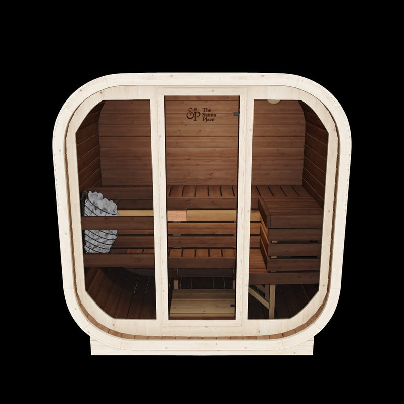 Load 3D model into Gallery viewer, Lux Cosmo 2-3 Person | Heritage Sauna®
