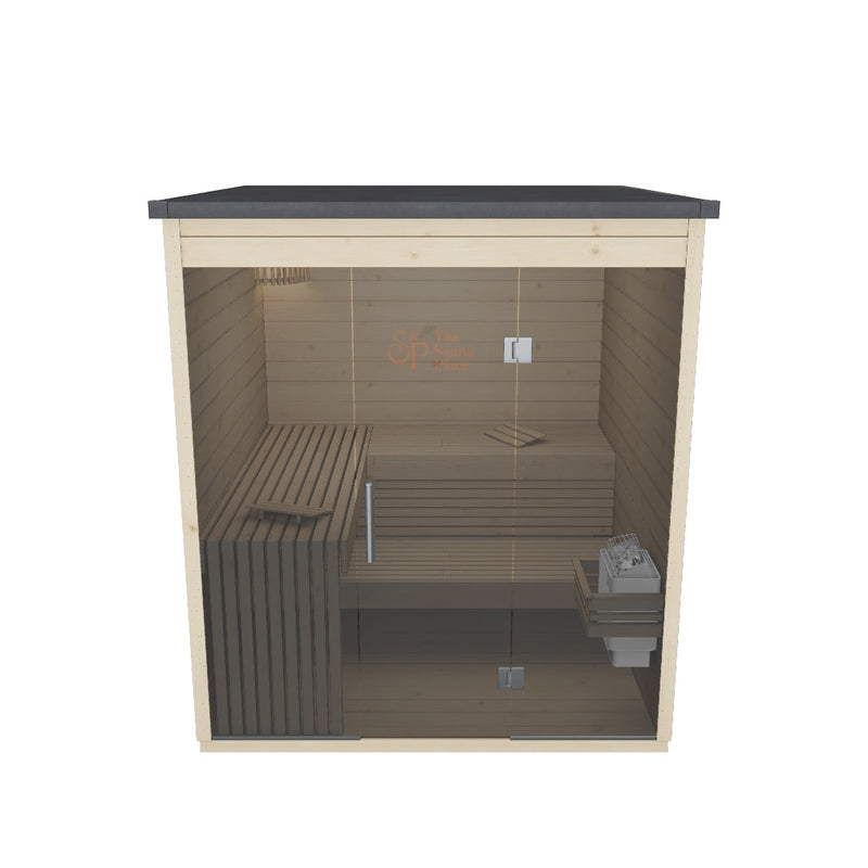 Load 3D model into Gallery viewer, Lux Serena 4-6 Person Sauna | Natural
