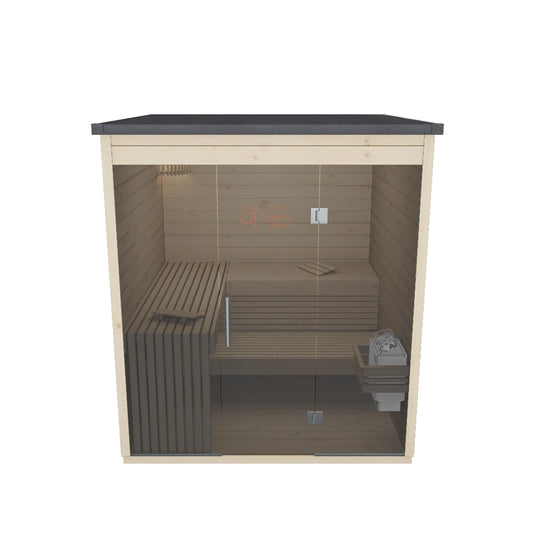Lux Serena 4-6 Person Sauna | Black