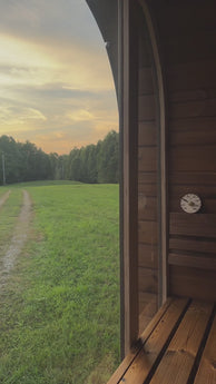 Mobile Lux Halo Sauna Trailer 6-8-Person with HUUM heater | Heritage Sauna®
