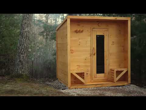 4 Person Cabin Outdoor Sauna in the woods
