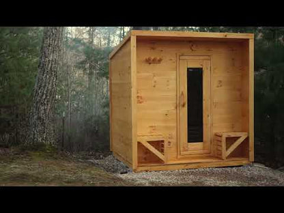 4 Person Cabin Outdoor Sauna in the woods