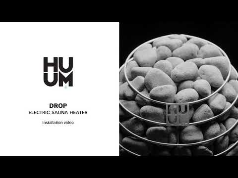 
A Masterpiece Sauna Heater: The HUUM DROP installation bideo