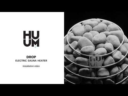 
A Masterpiece Sauna Heater: The HUUM DROP installation bideo