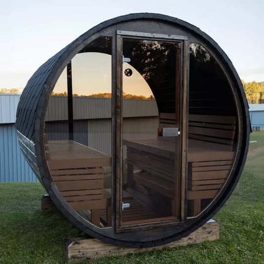 Lux Vulcano 6-Person Barrel Sauna